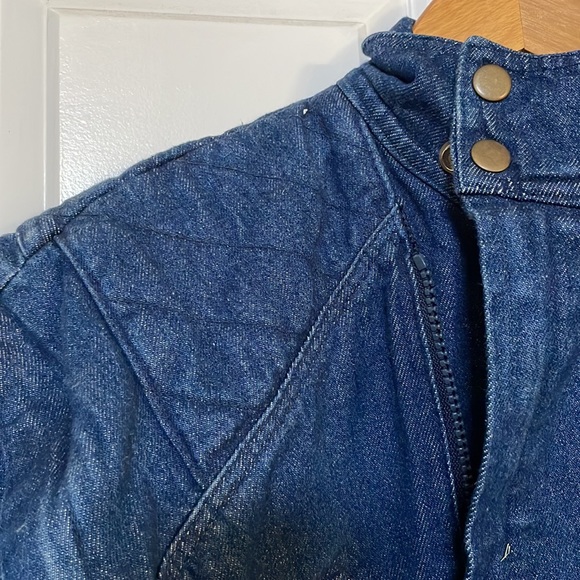 Sz 46 Jeep Fashion jean jacket with zippered removable sleeves - Picture 12 of 12